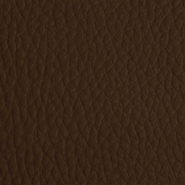 tissu simili cuir gros grain marron